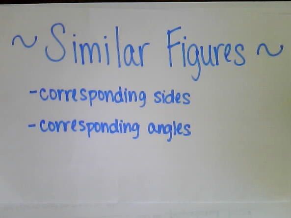Corresponding Sides & Angles